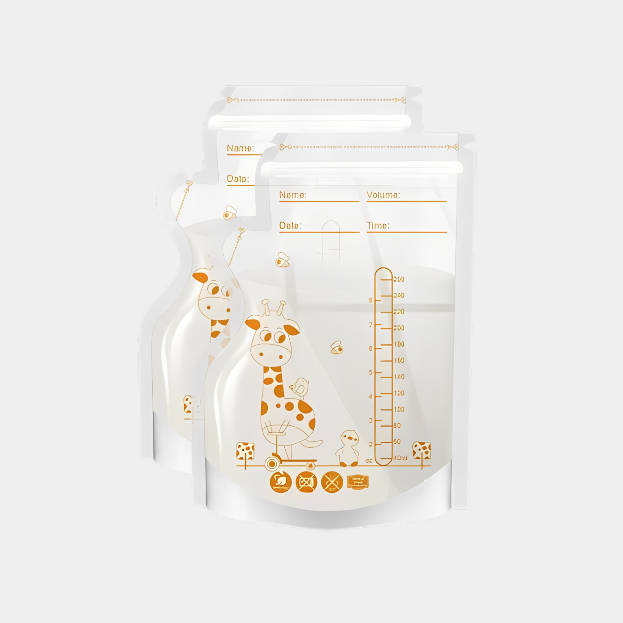 Sacs de conservation du lait maternel