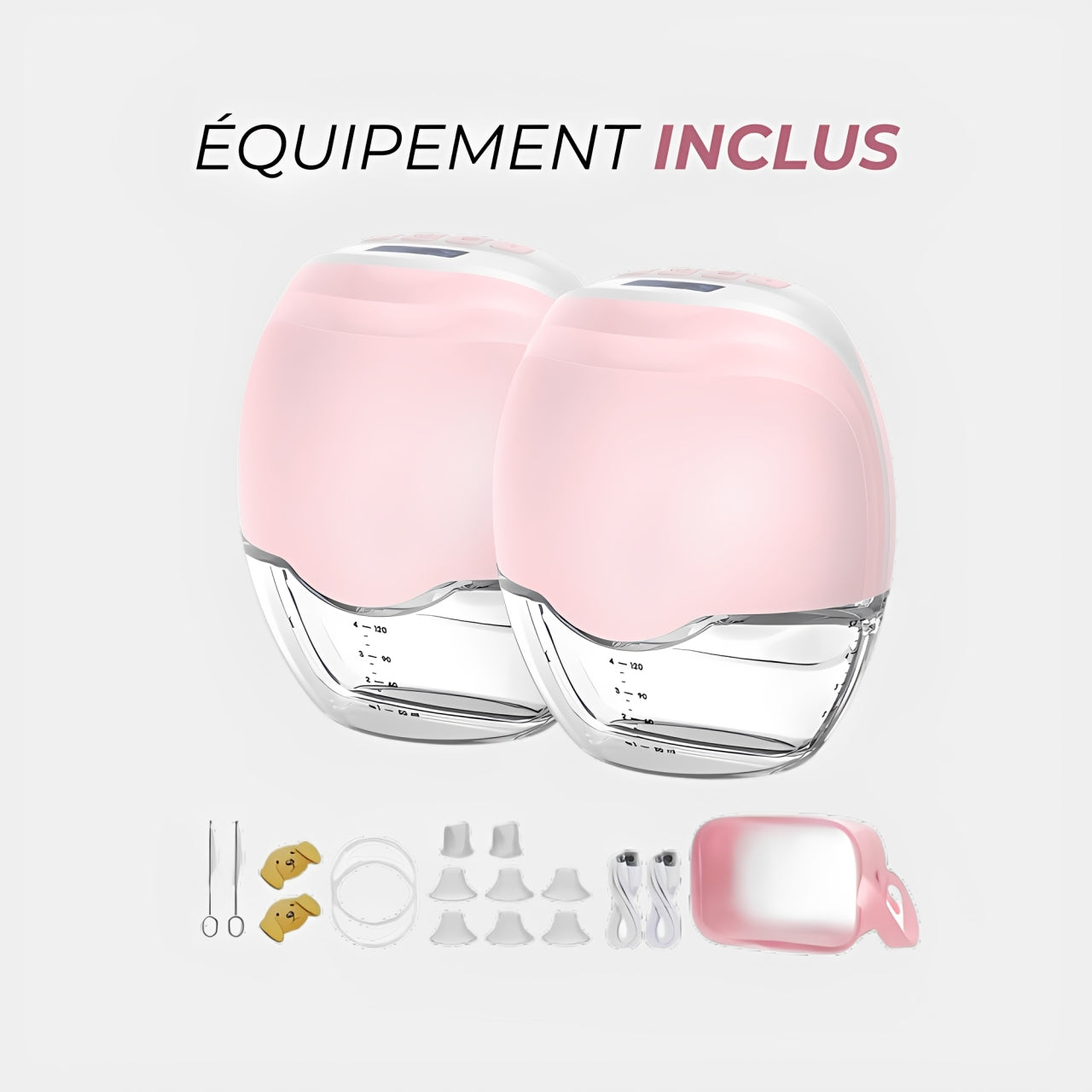 Tire-lait électrique mains libres discret et silencieux