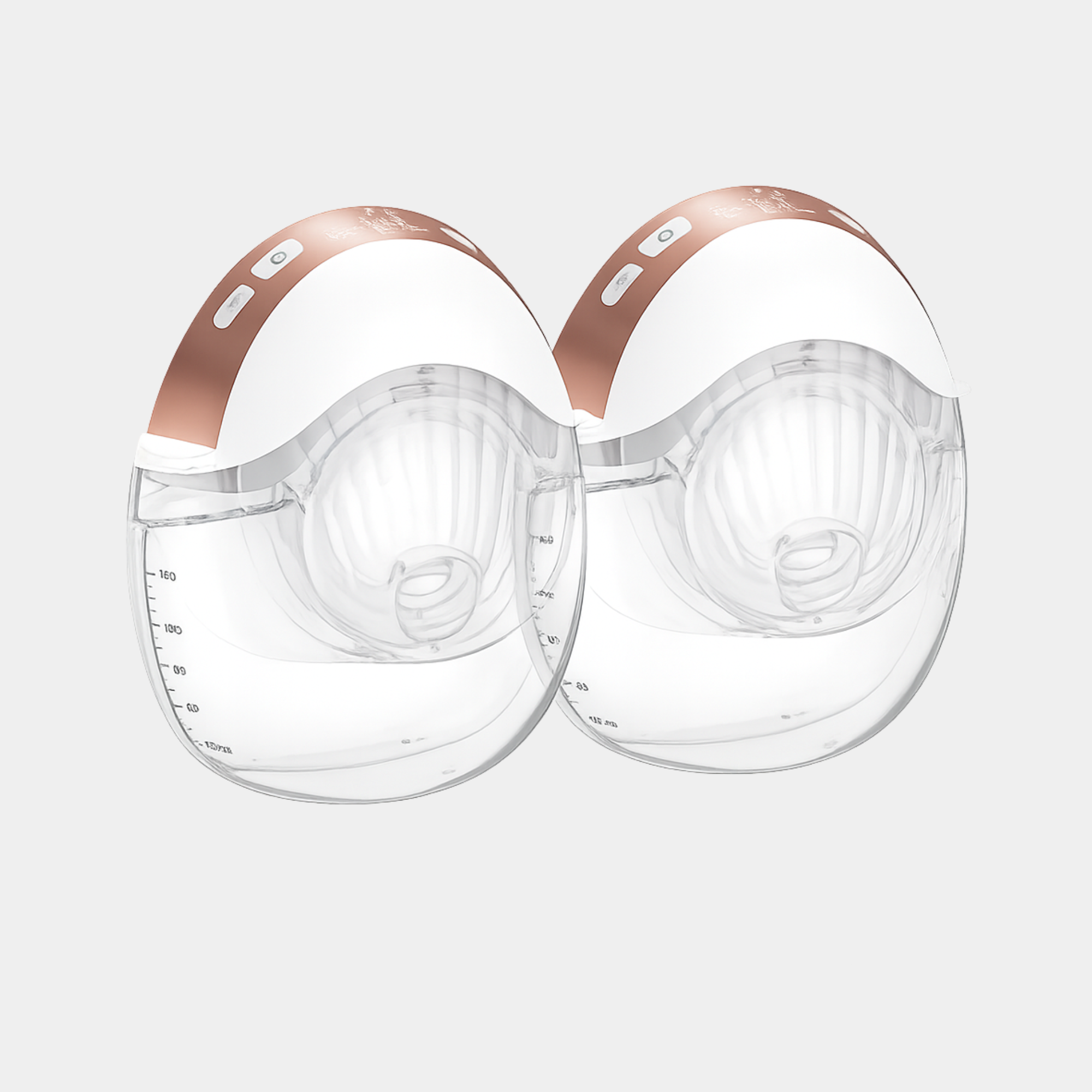 tire lait main libre beige double